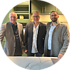 v.l. Herbert Gottwald, Uwe Maschke, Gjok Bytyqi